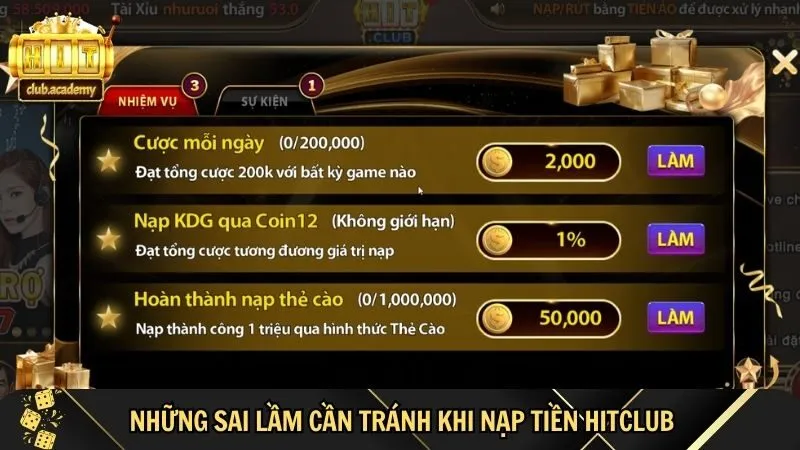 han che sai lam tranh mat tien khi nap Hạn chế sai lầm tránh mất tiền khi nạp